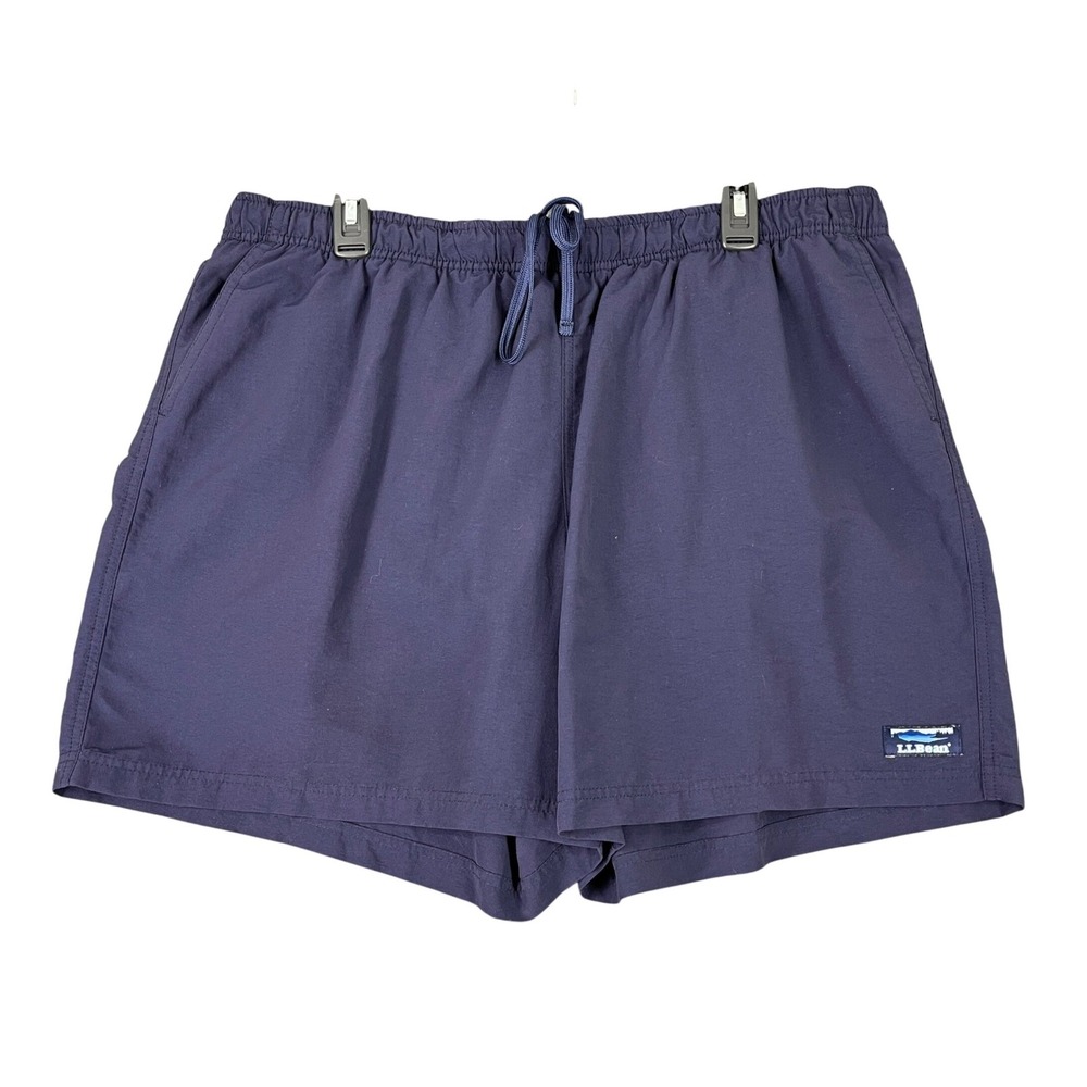 LL Bean Shorts Men XXL Lined Elastic Drawstring Outdoor Utility Athletic Baggies